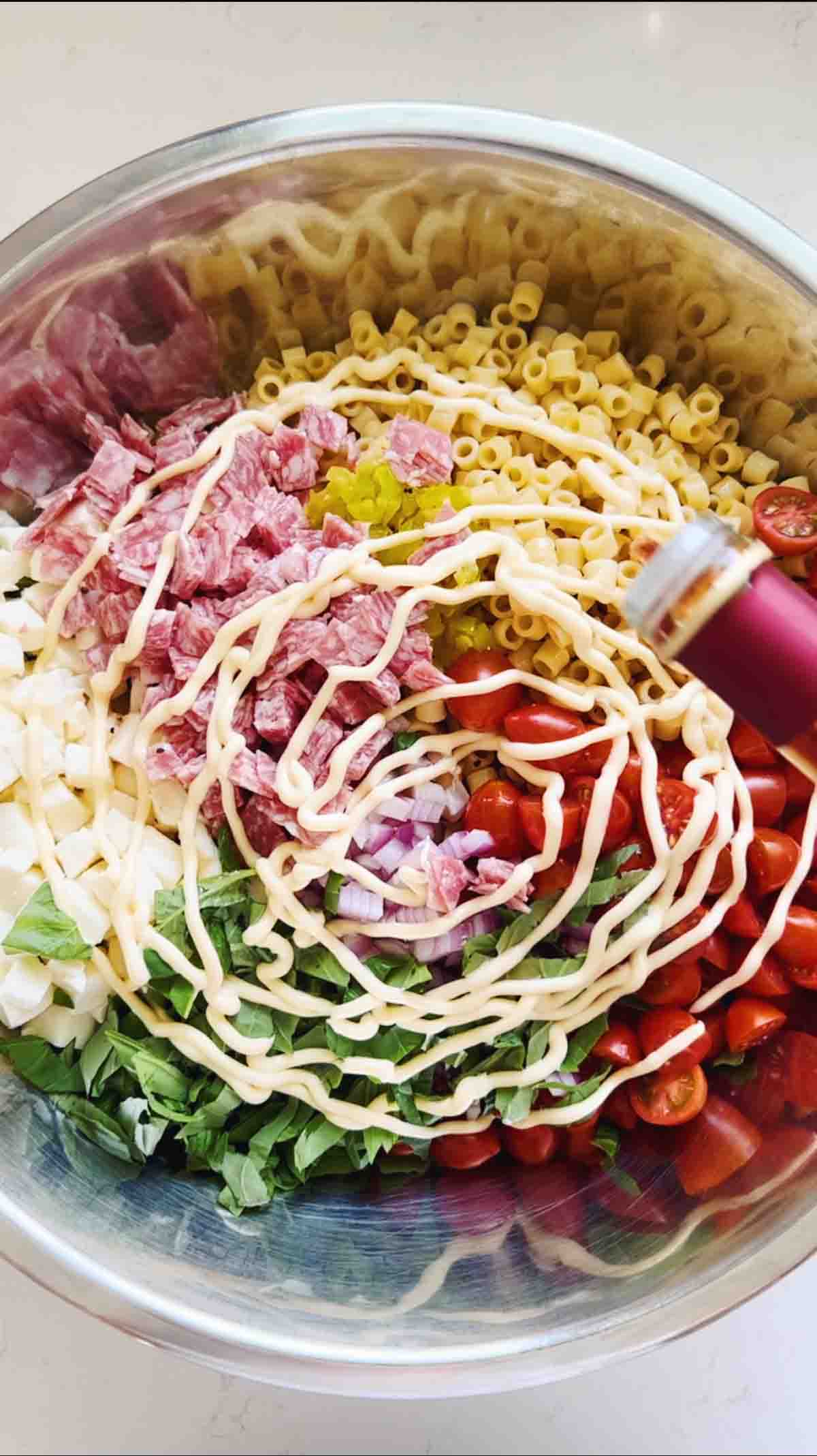 Viral Grinder Pasta Salad Grilled Cheese Social