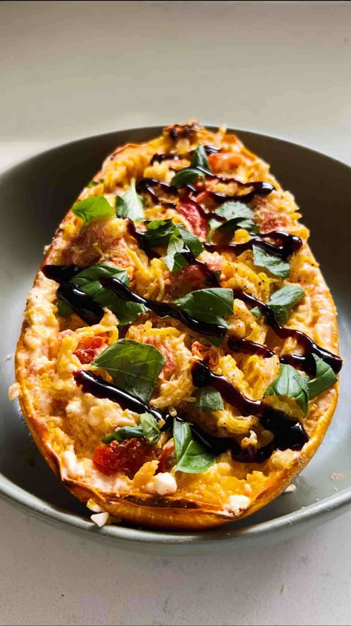 Baked Feta Spaghetti Squash Grilled Cheese Social