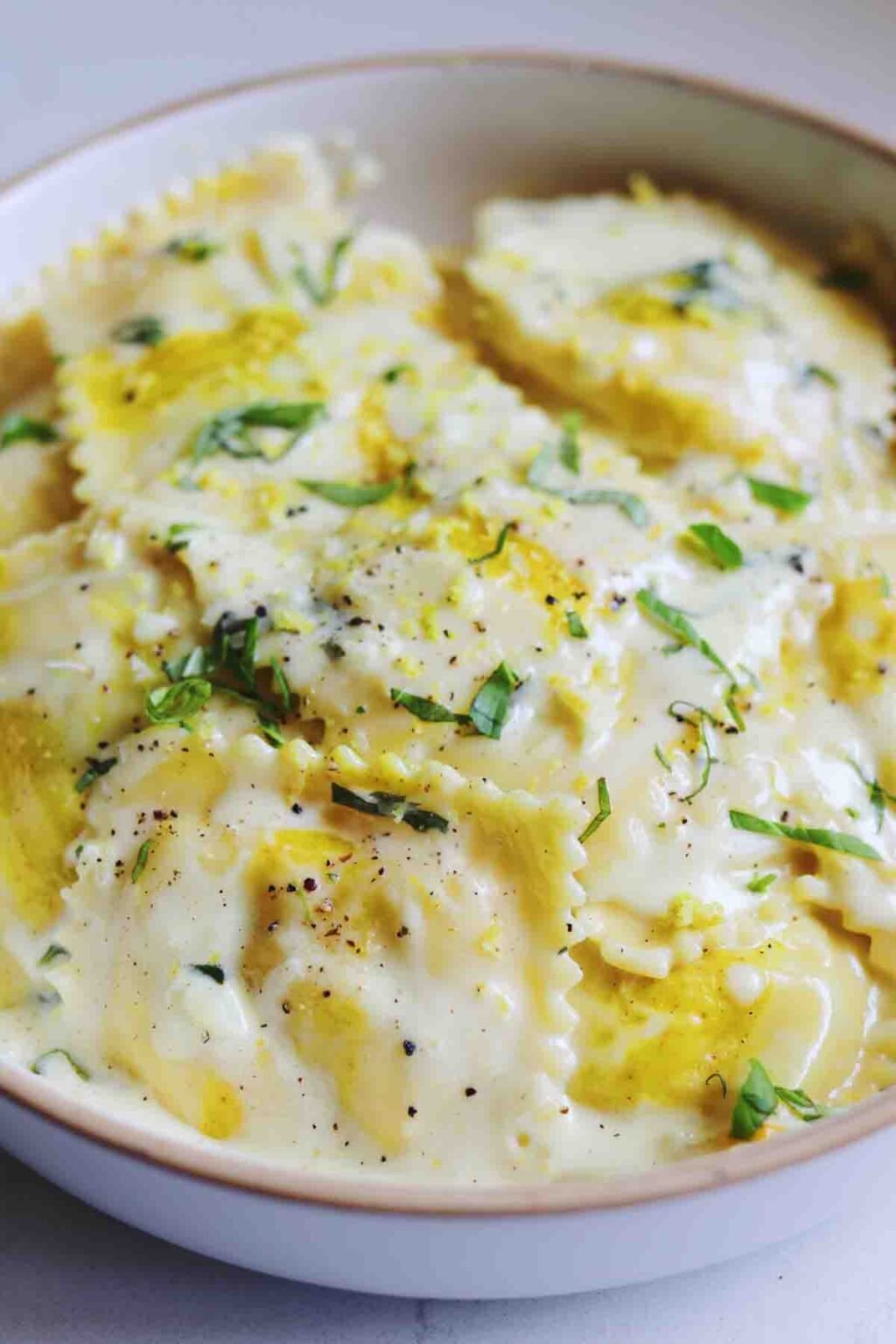 Trader Joe's Sweet Corn Burrata Ravioli Grilled Cheese Social