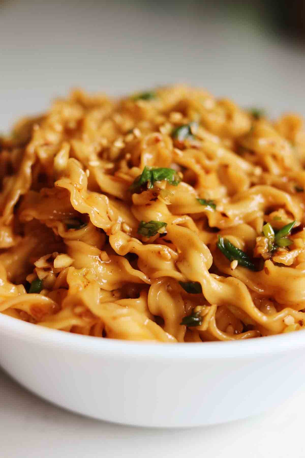 Spicy Garlic Knife Cut Noodles Grilled Cheese Social