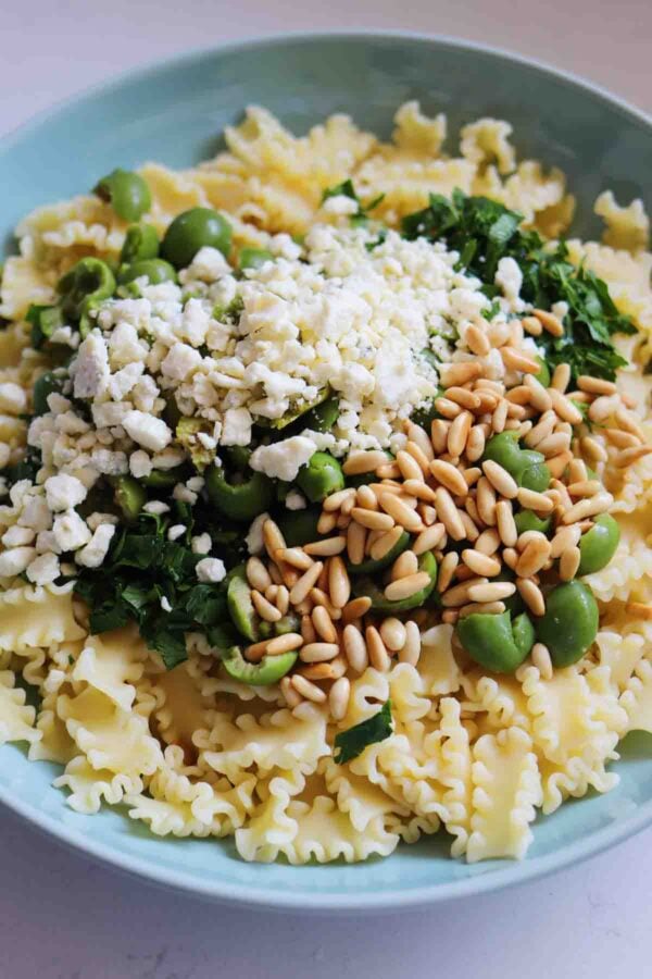 Dirty Martini Pasta Salad Grilled Cheese Social