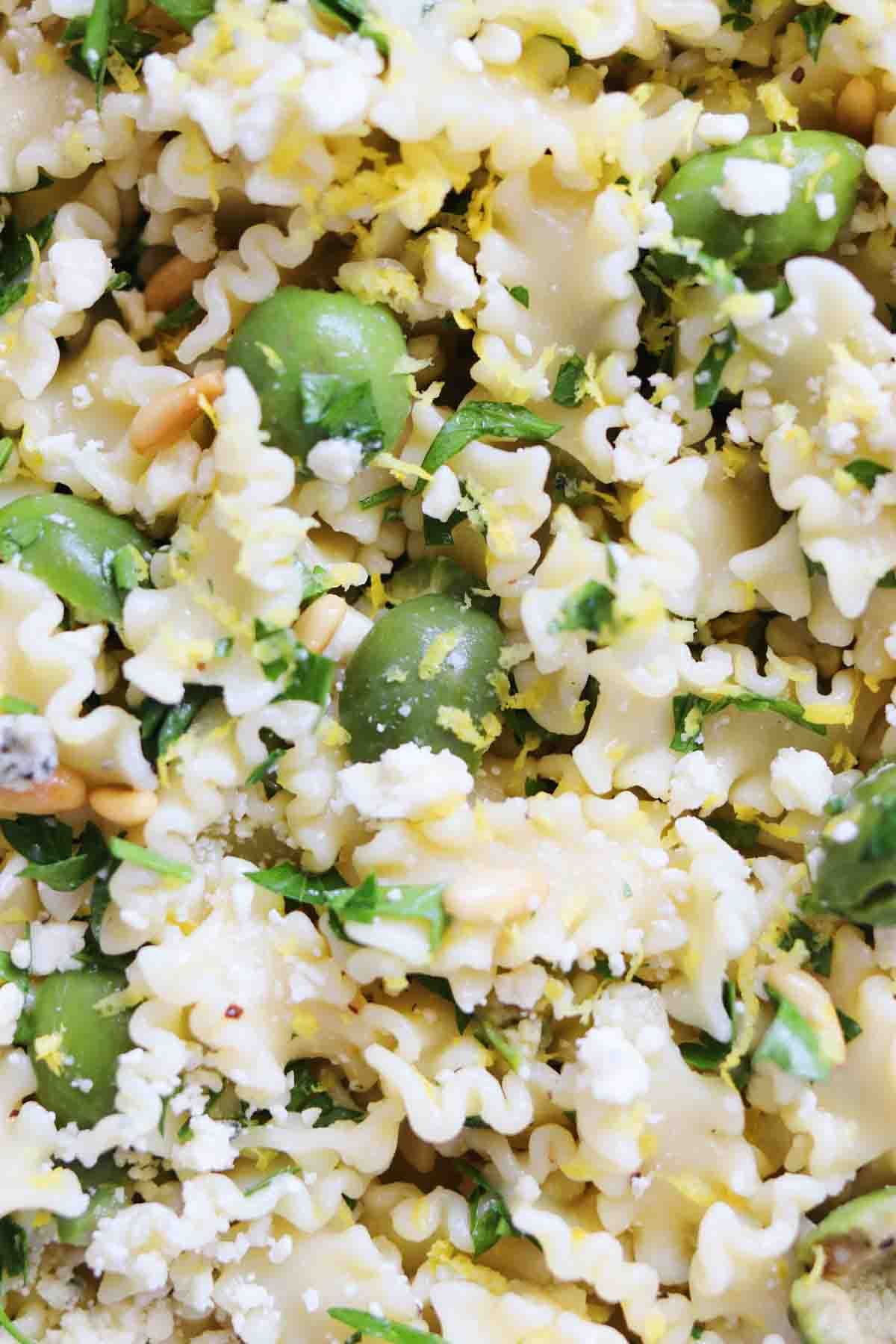 Dirty Martini Pasta Salad Grilled Cheese Social