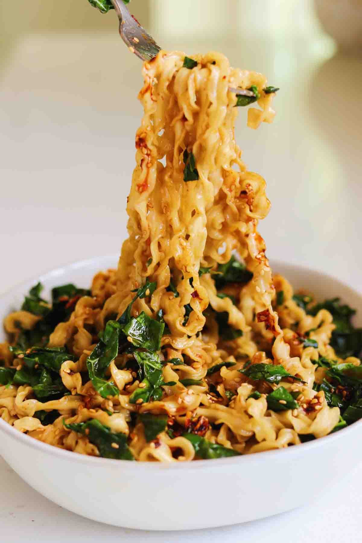 Coconut Kale Noodles Grilled Cheese Social