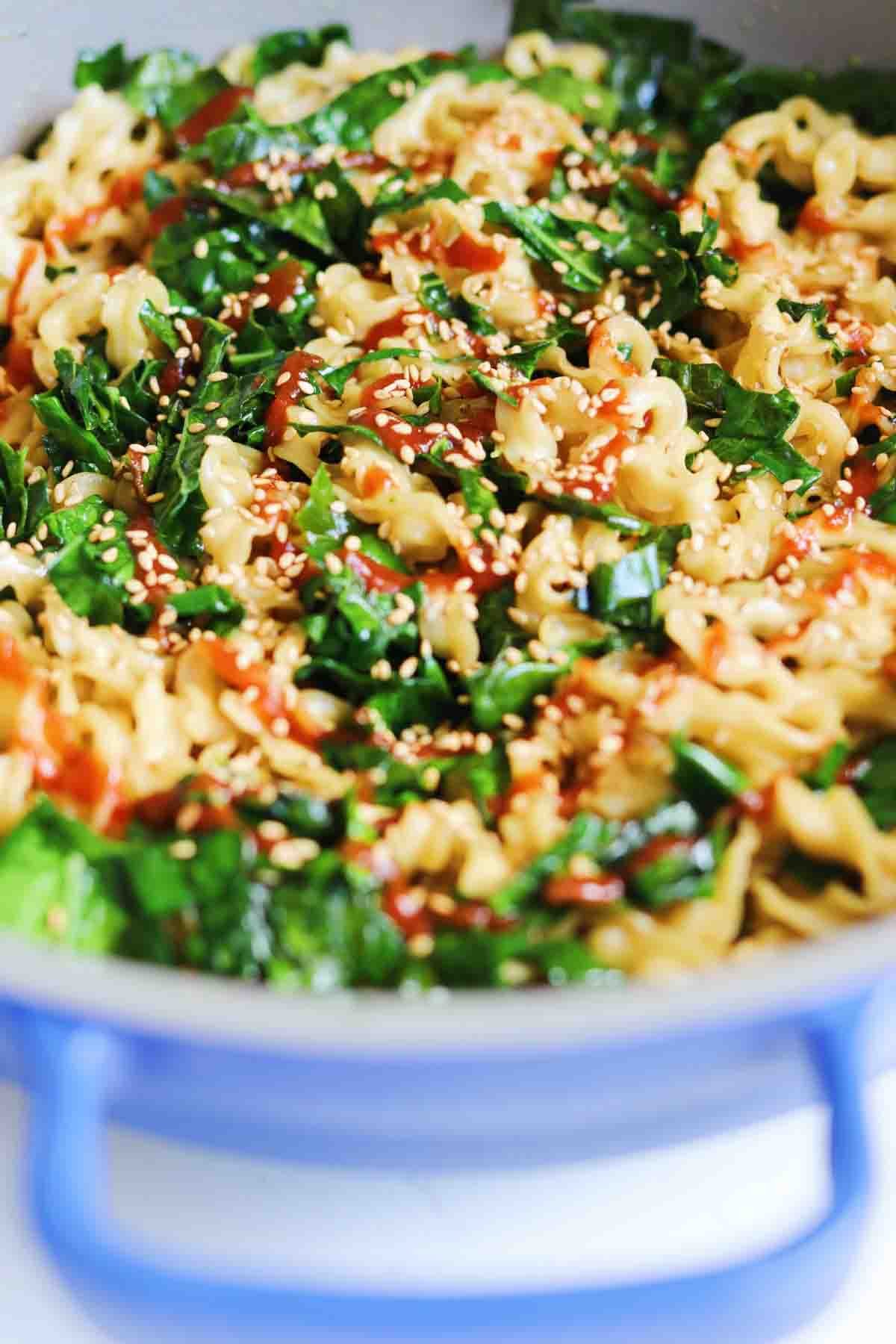 Coconut Kale Noodles Grilled Cheese Social