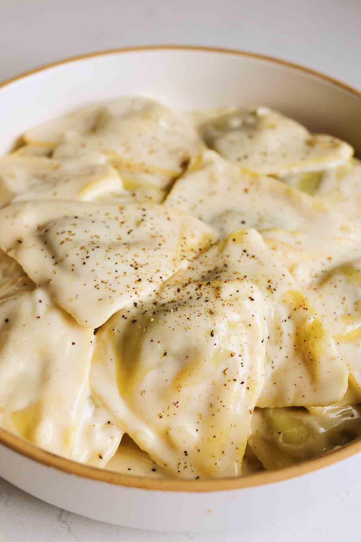 Trader Joe's Porcini Mushroom Truffle Ravioli Grilled Cheese Social