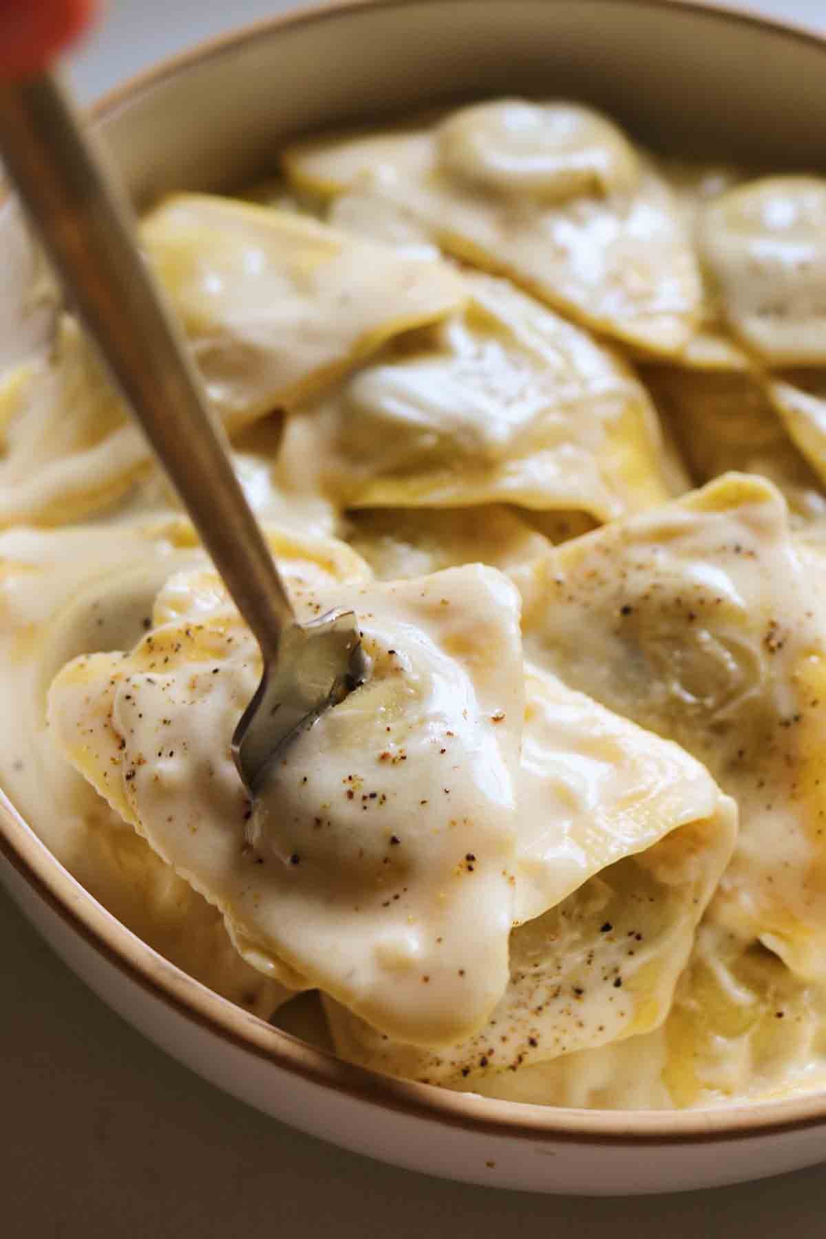 Trader Joe's Porcini Mushroom Truffle Ravioli Grilled Cheese Social