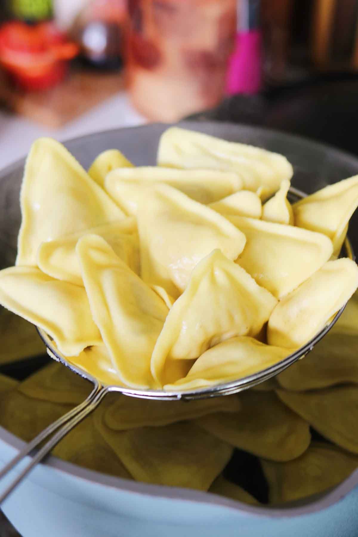 Trader Joe's Porcini Mushroom Truffle Ravioli Grilled Cheese Social