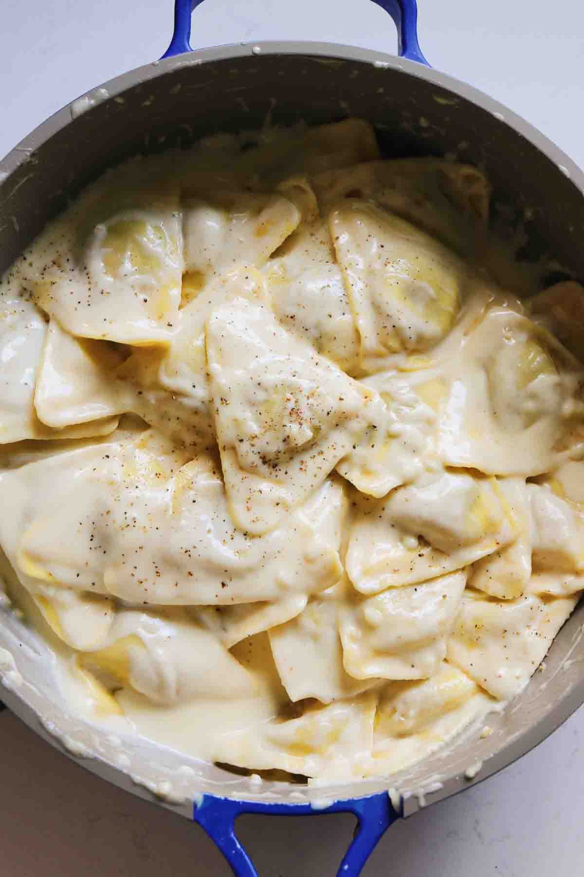 Trader Joe's Porcini Mushroom Truffle Ravioli - Grilled Cheese Social