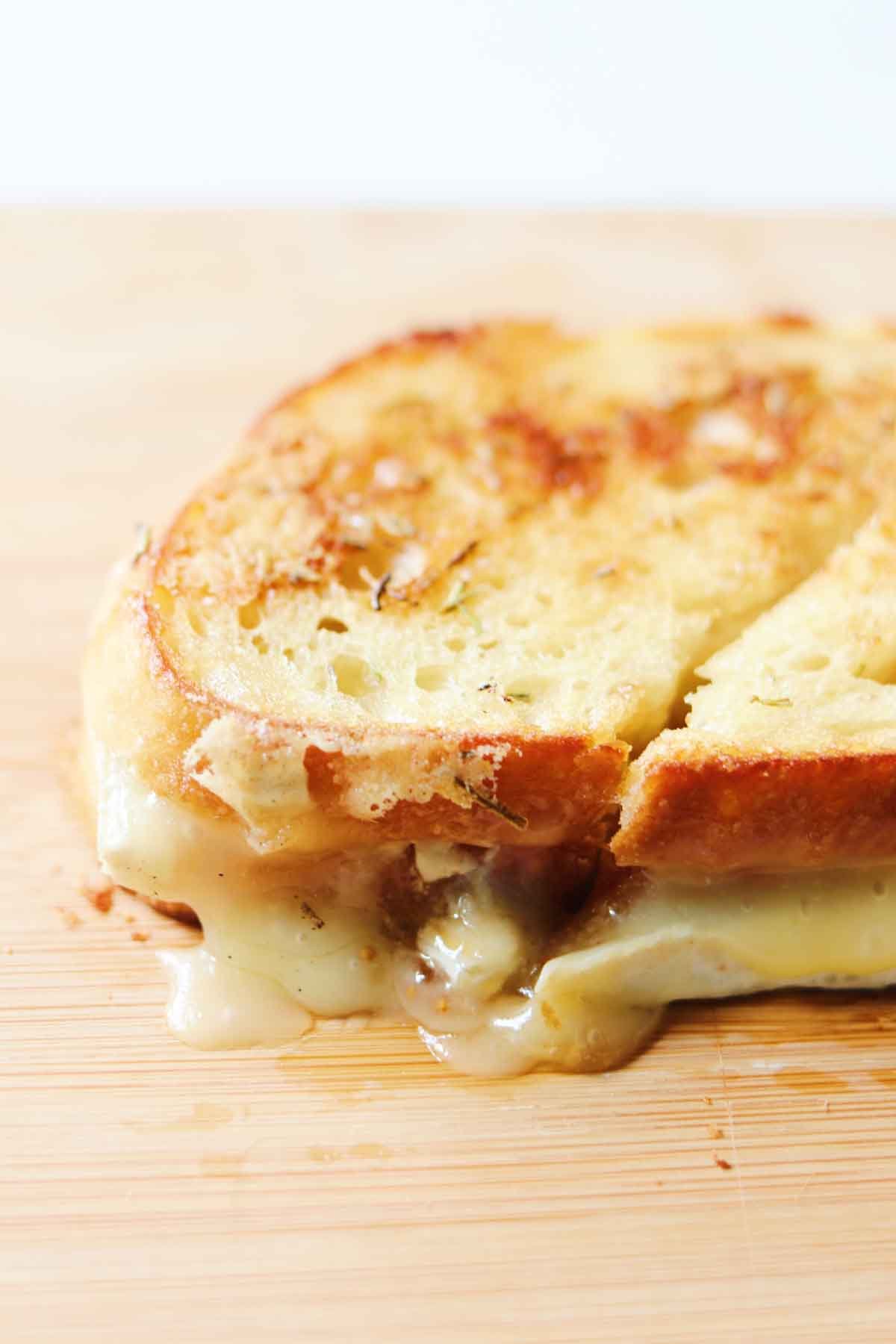 Brie Grilled Cheese with Fig Jam Grilled Cheese Social
