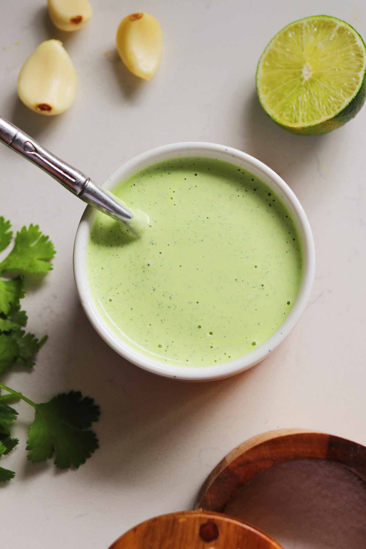 Garlic Cilantro Sauce (Pollo Tropical Inspired) Grilled Cheese Social