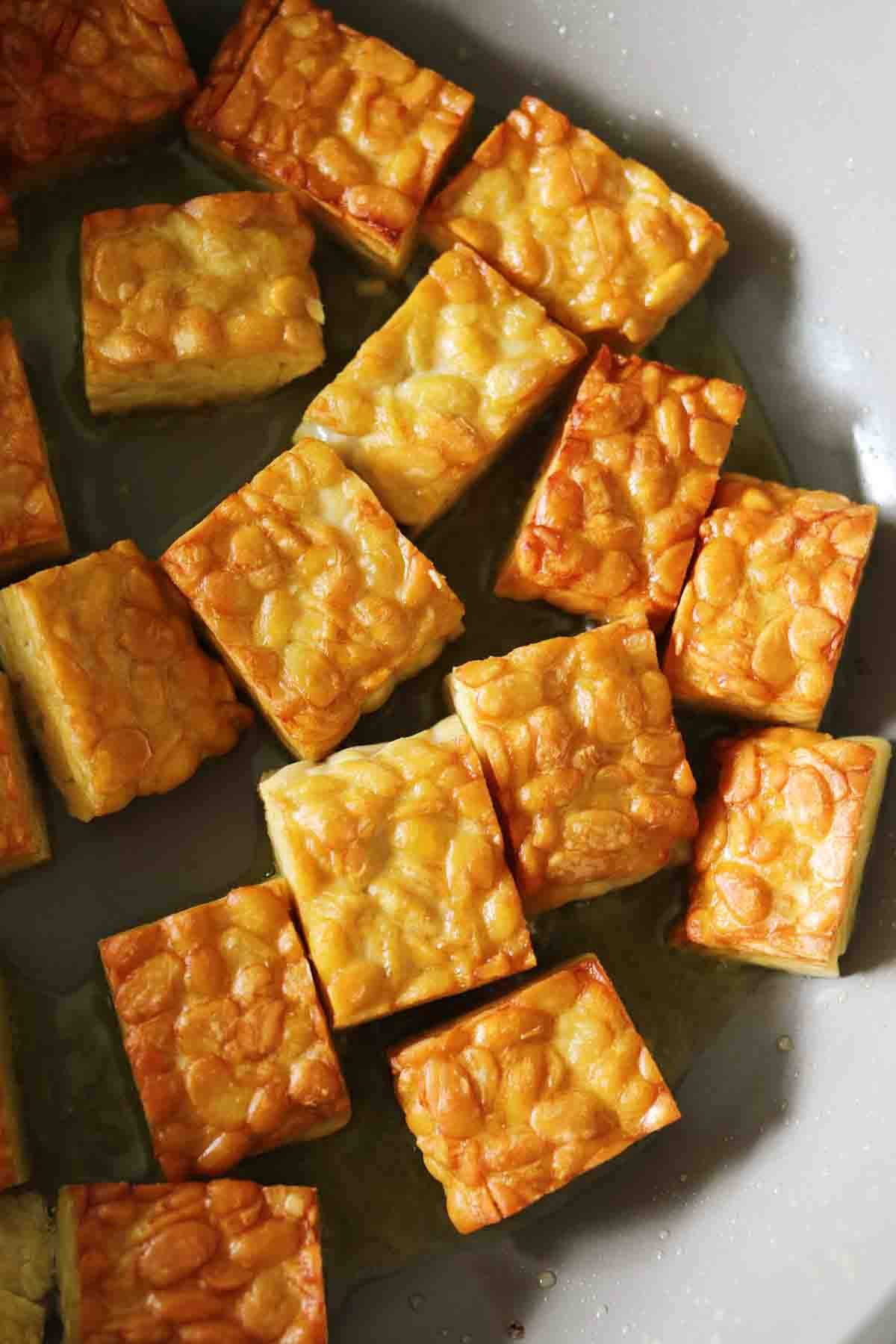 Indonesian Sweet and Spicy Indonesian Sambal Goreng Tempeh Grilled