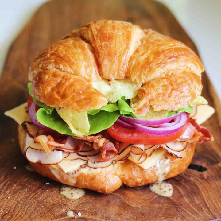 Perfect Turkey Croissant Sandwich - Grilled Cheese Social