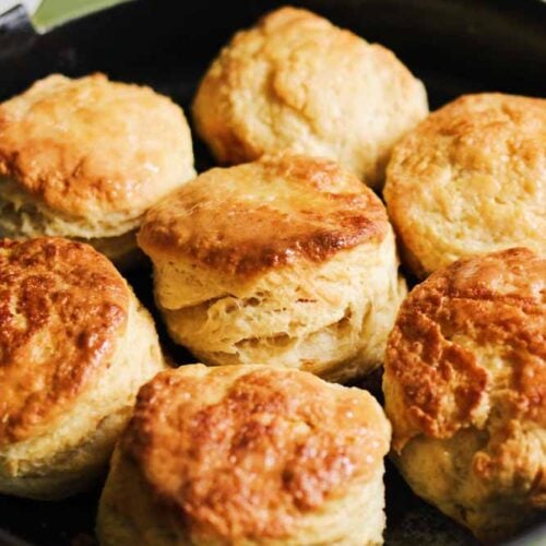 Homemade biscuits with 2025 honey