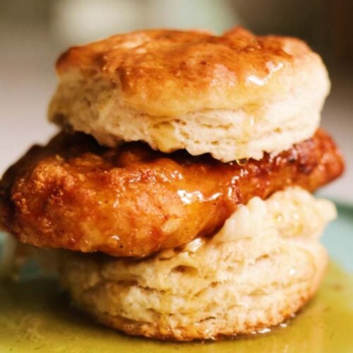 Easy Honey Butter Chicken Biscuit Sandwich Grilled Cheese Social