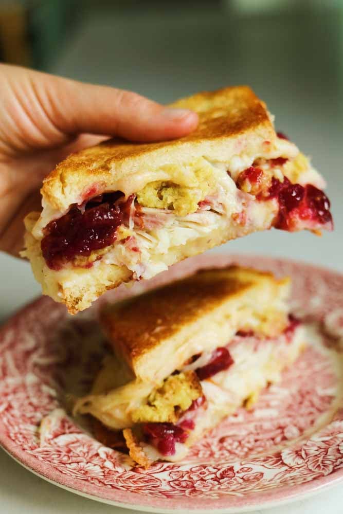 Cranberry Grilled Cheese Sandwich Recipe - Happy Happy Nester