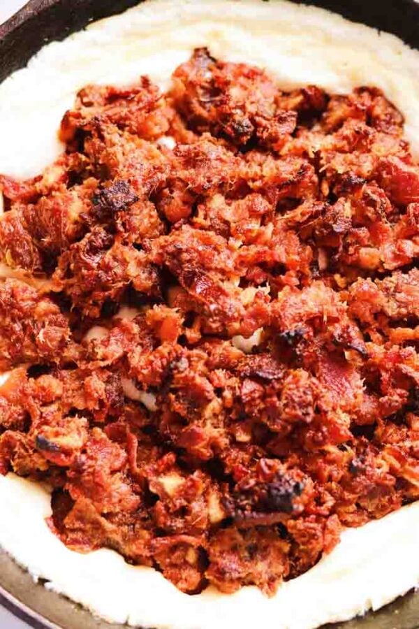 Baked Goat Cheese Dip with Hot Honey Bacon & Dates Grilled Cheese Social