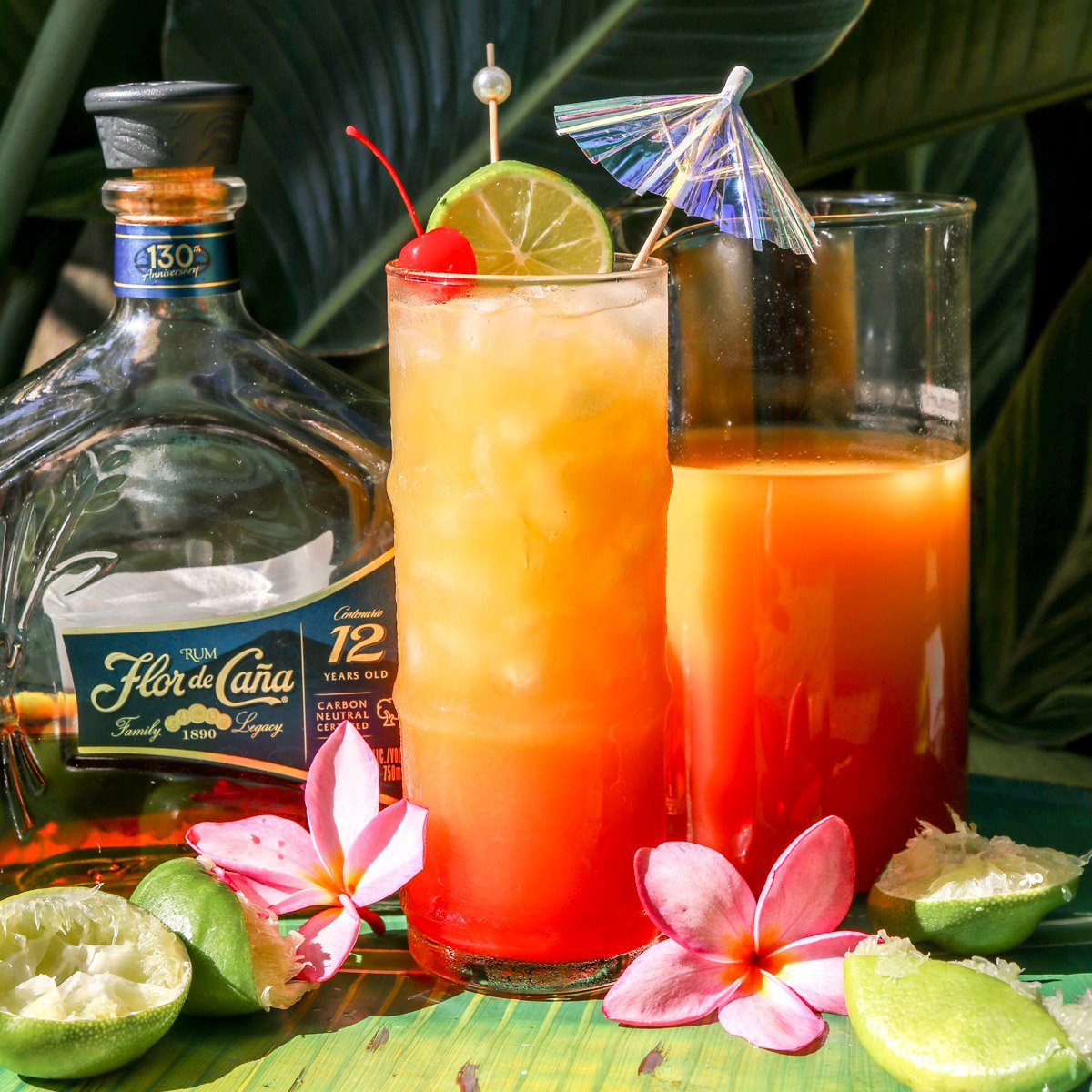 Rum Punch Recipe (Caribbean Inspired Cocktail)