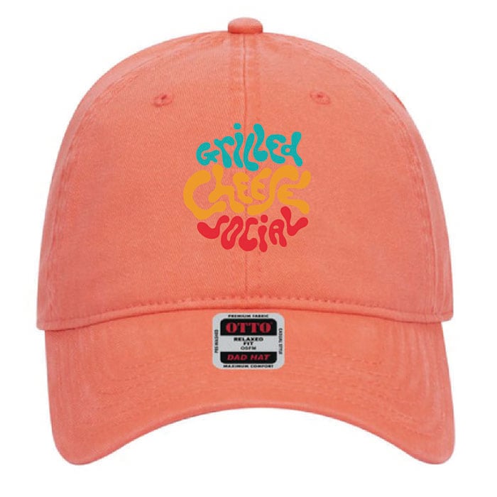 Coral Orange Grilled Cheese Social Hat