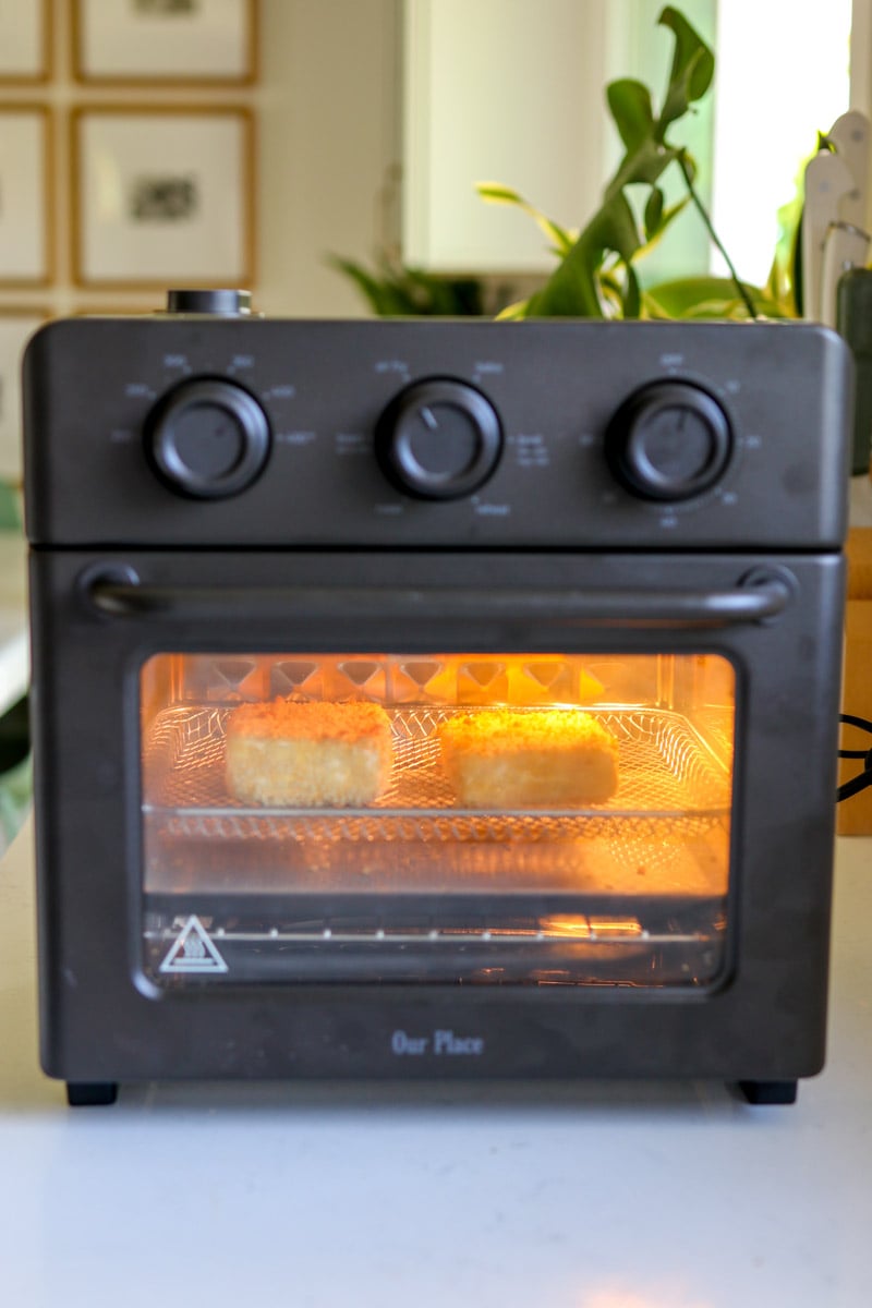 feta cutlets in an our place air fryer.