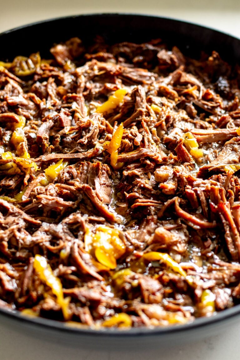 Pulled Bee Easy Slow Cooked Pulled Beef Recipe (Crockpot or Oven) - Grilled Cheese ...