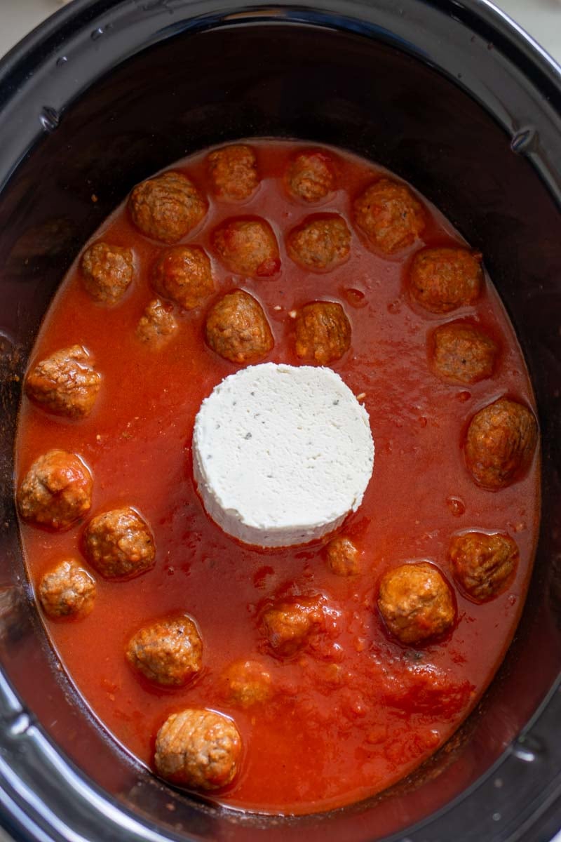 all 3 ingredients in a crockpot before it's turned on.